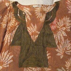 Diane Von Furstenberg Embroidered Caftan